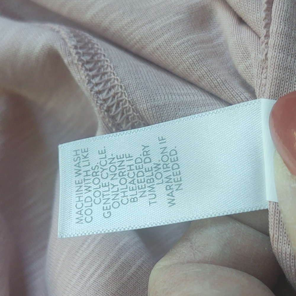 JJILL XL PIMA cotton Rose tunic - Picture 7 of 8